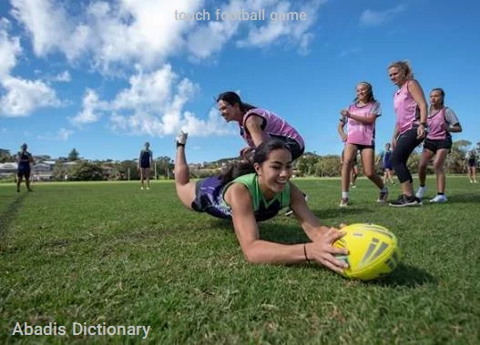 touch football game